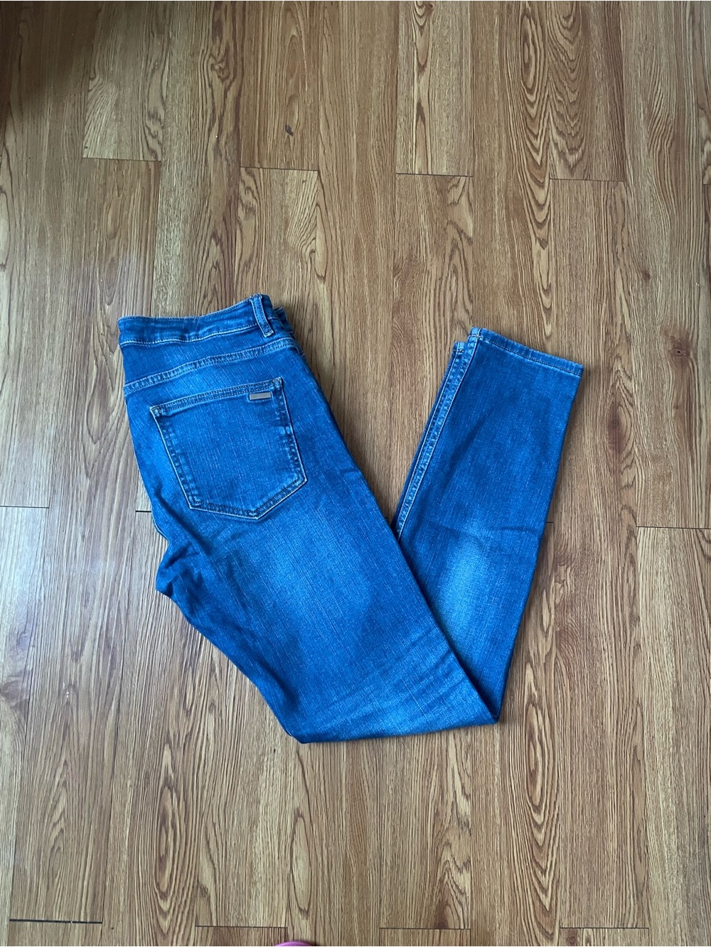 Zara Women's Skinny Jeans in Blue Wash